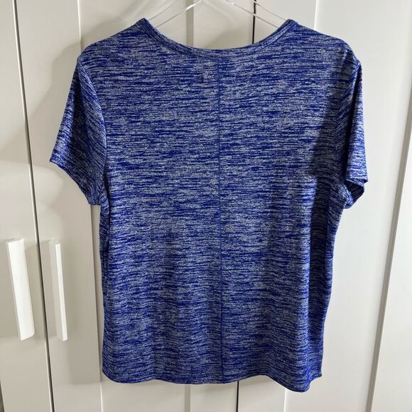 Rag & Bone Oversized Space Dye Pocket Tee Blue small - Picture 7 of 10